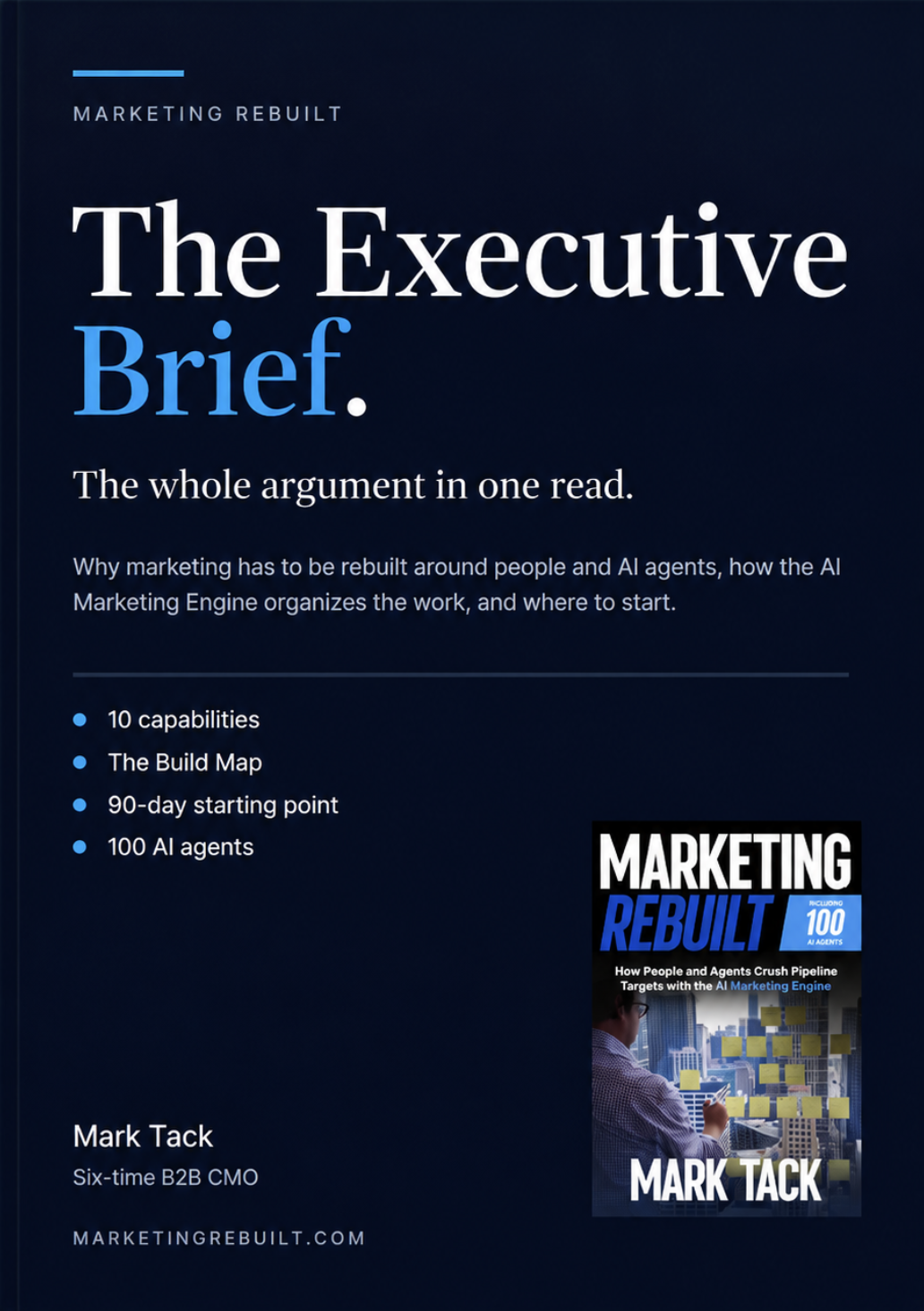 Marketing Rebuilt: The Executive Brief cover